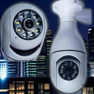 🔓¡Revoluciona tu seguridad con una cámara en forma de bombillo!📷